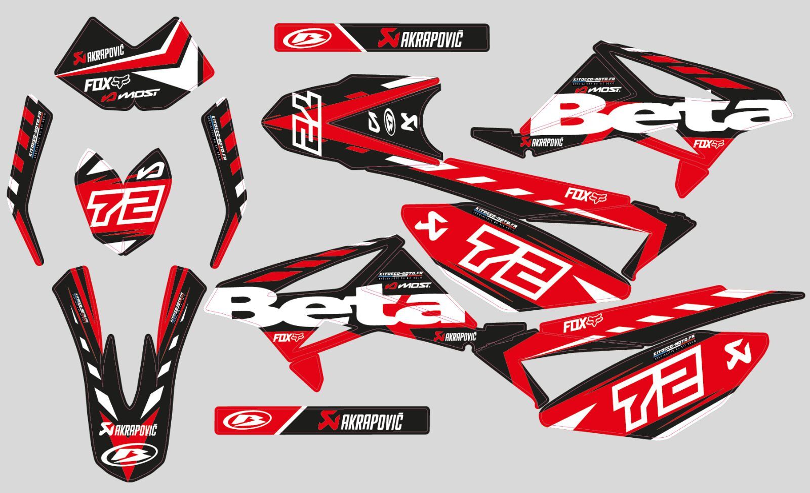 kit deco beta 50cc factory racing