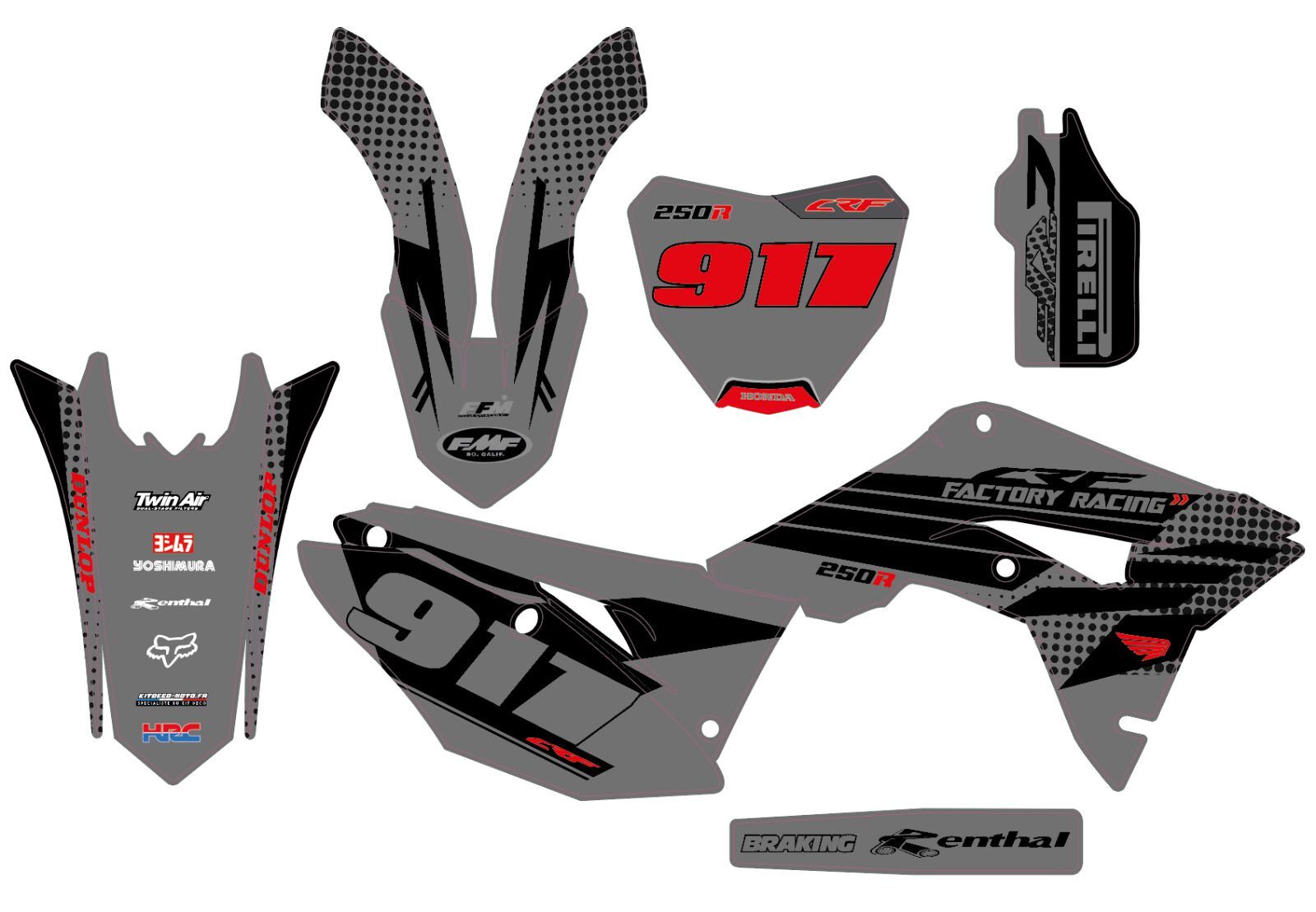 kit deco honda crf 450 250 2017 2019