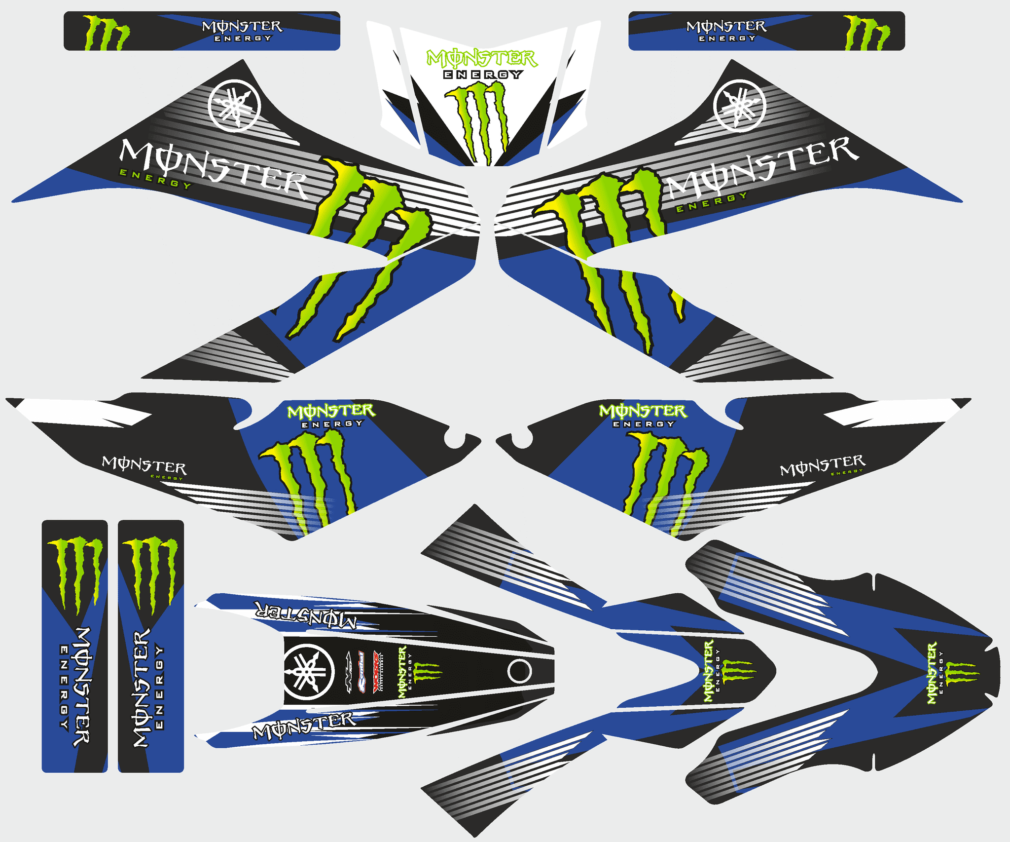 kit deco yamaha 125 wrx monster