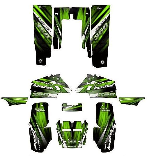 kit deco yamaha 350 banshee vert