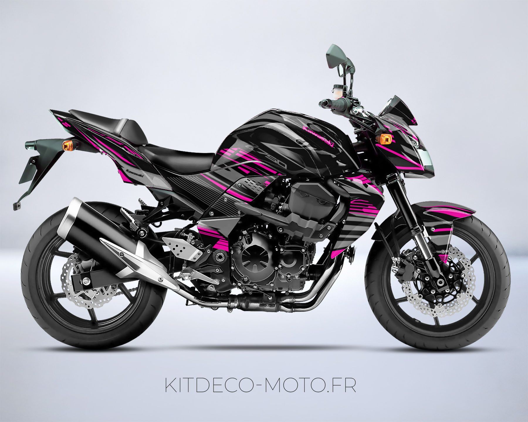 kit deco kawasaki z750 dark rose