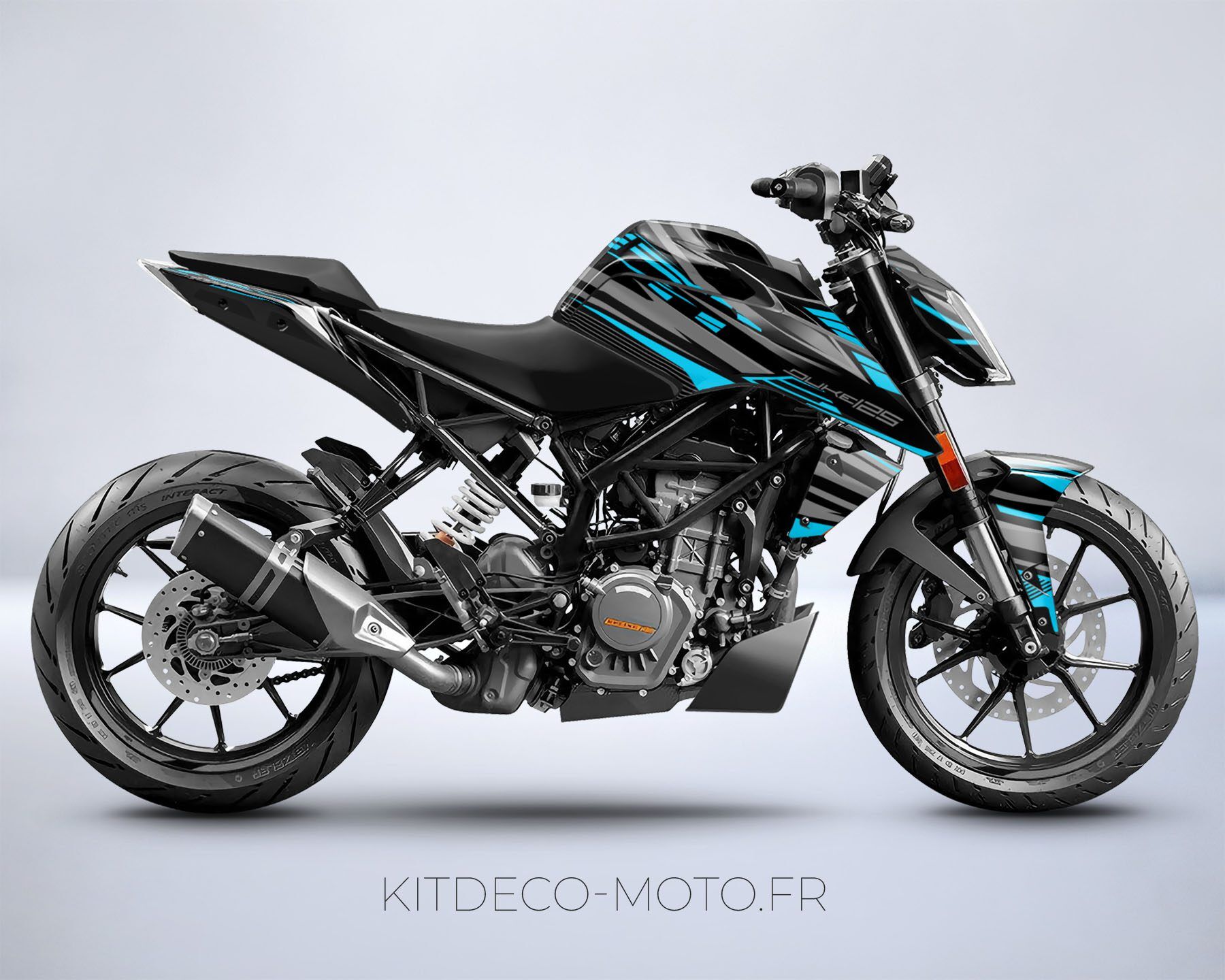 kit deco ktm duke 125 390 dark cyan mockup