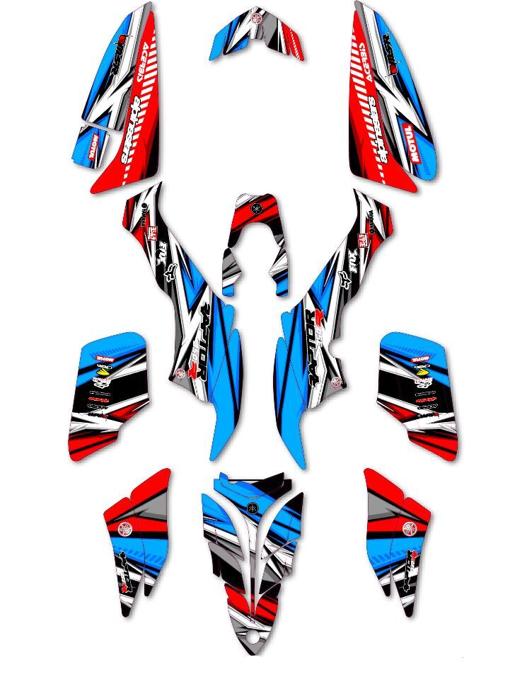 kit deco yamaha 350 raptor color