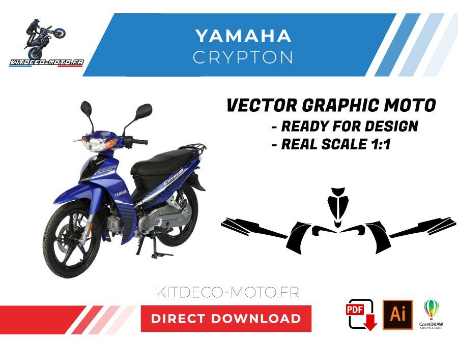 template vector yamaha crypton