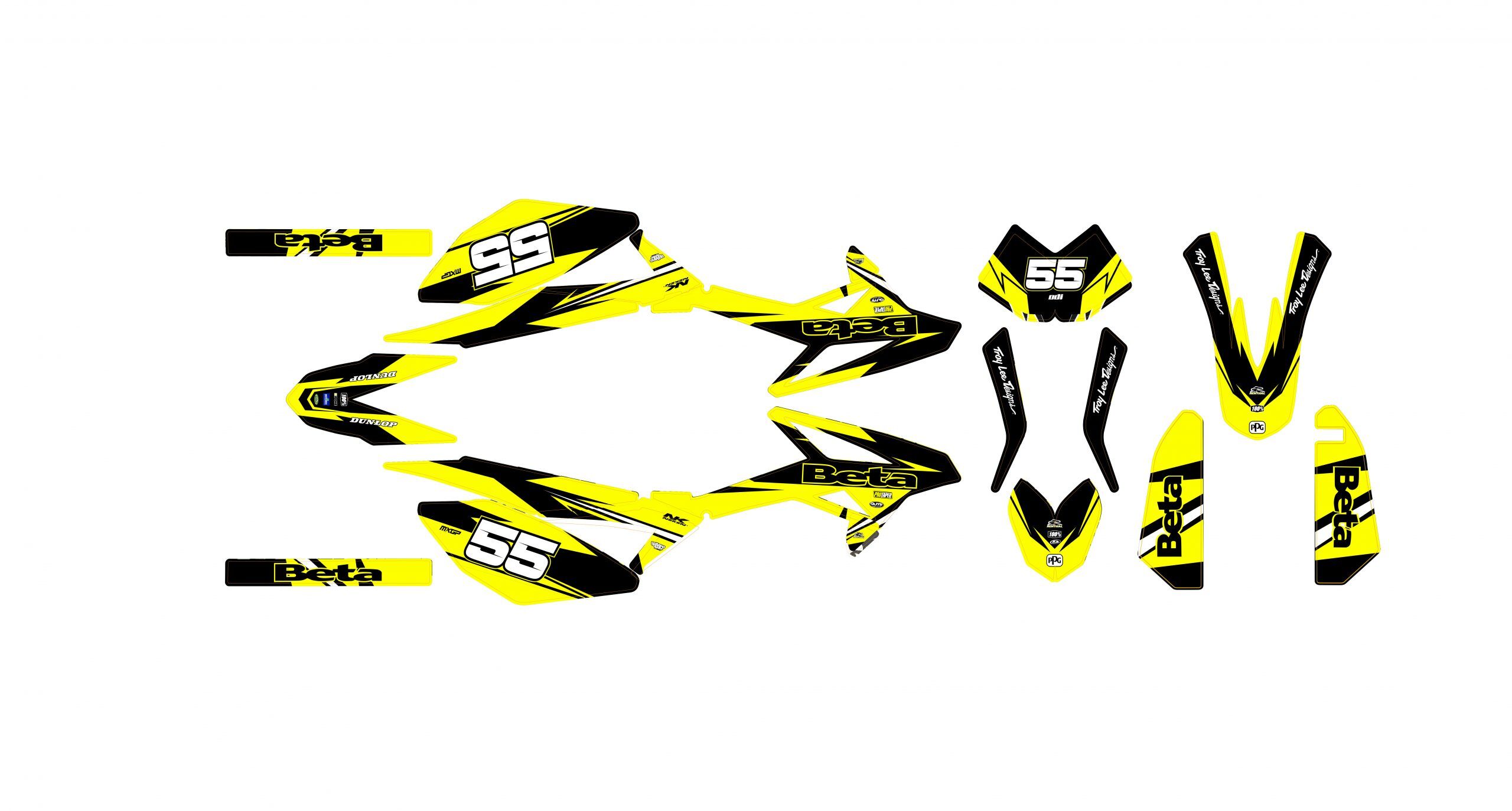 kit déco beta 50 – racing rose – 2011 2020