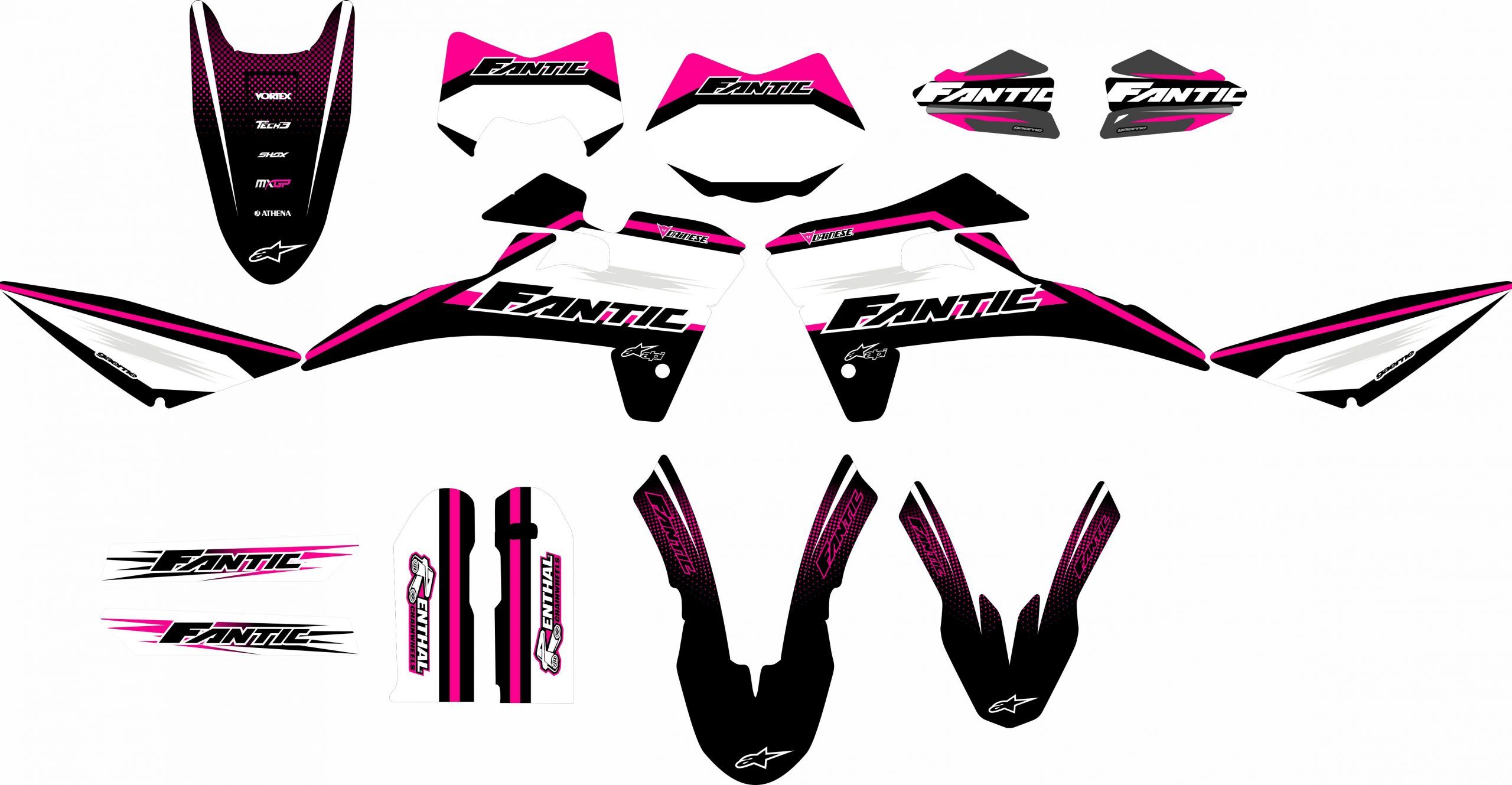 kit déco fantic xm 50 – factory rouge (copie)