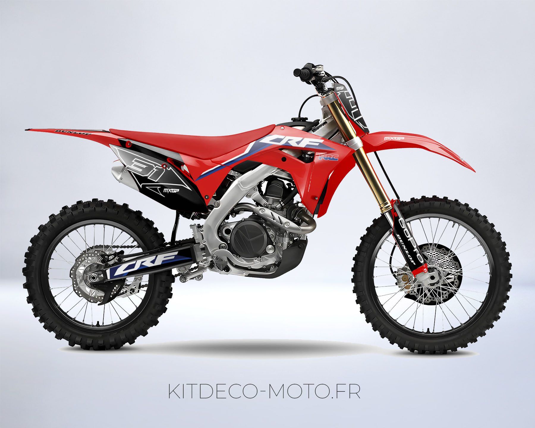 kit déco honda 450 crf (2017 2020) type origine