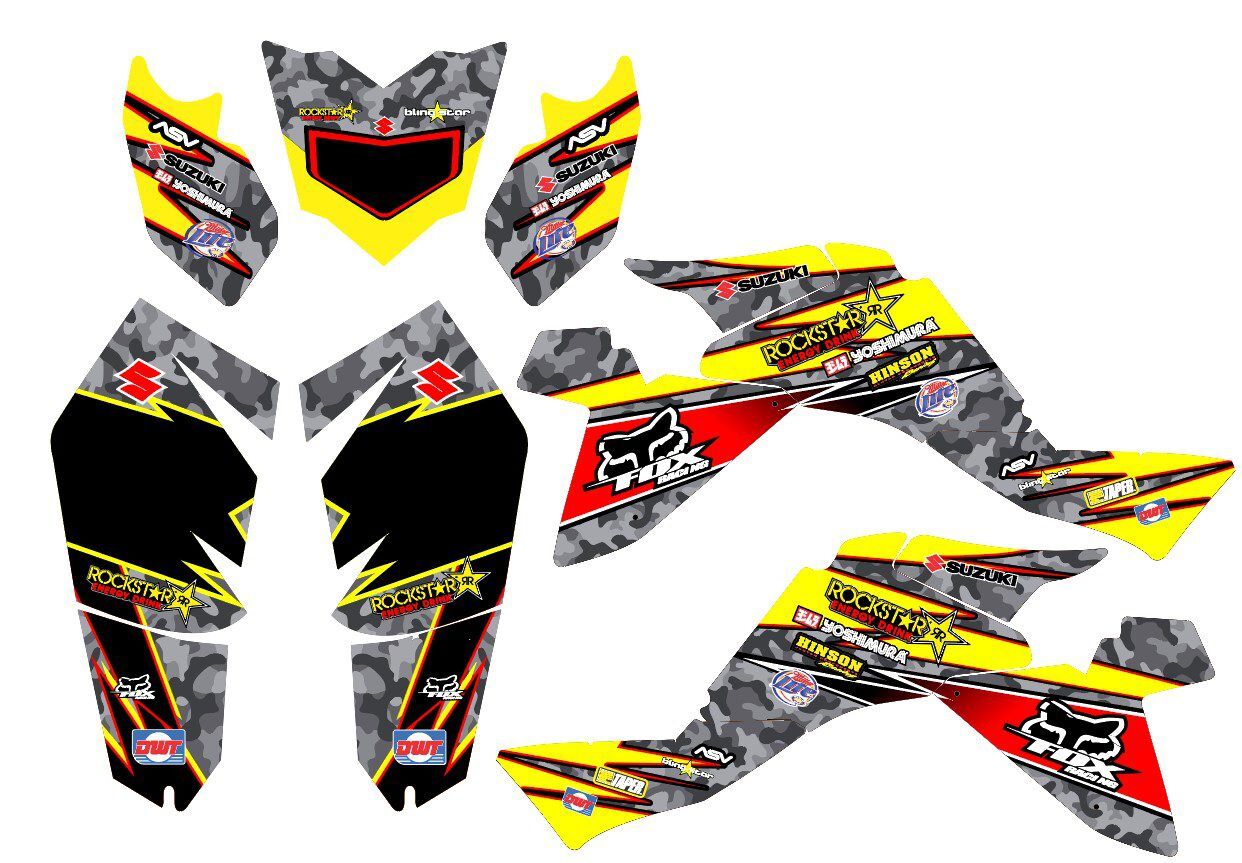 kit déco suzuki 400 ltz camo