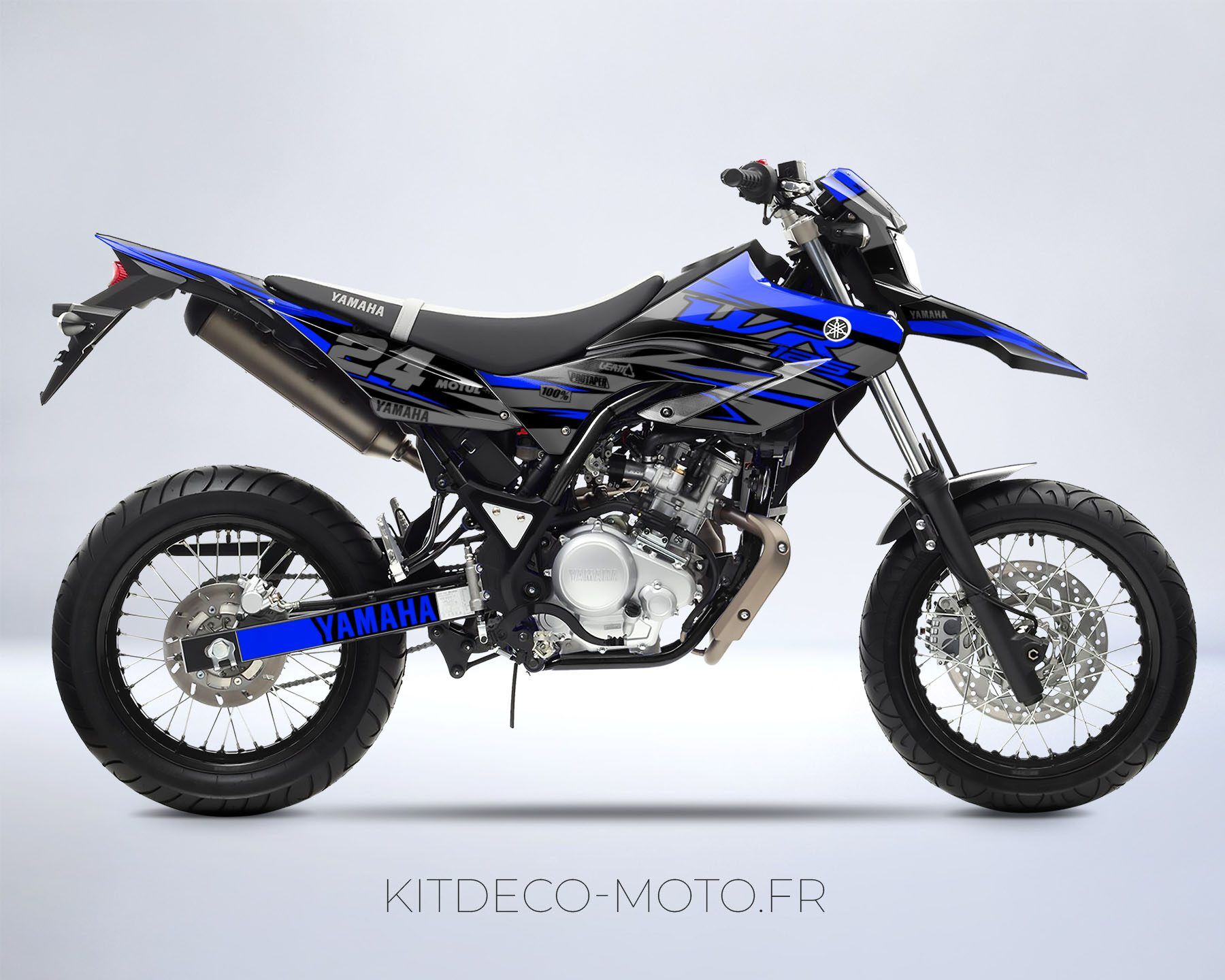kit déco yamaha wr 125 gotam bleu