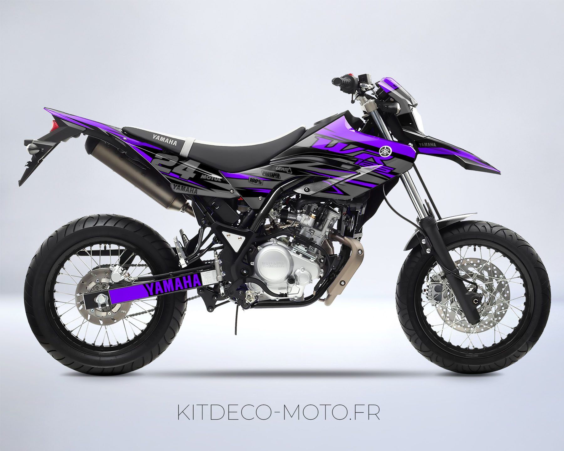 kit déco yamaha wr 125 gotam violet