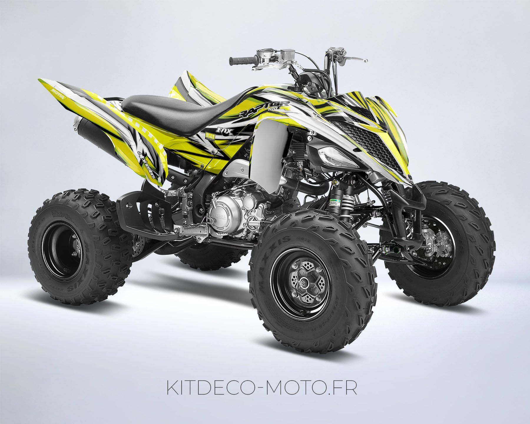 kit déco yamaha yfm 700 raptor color jaune