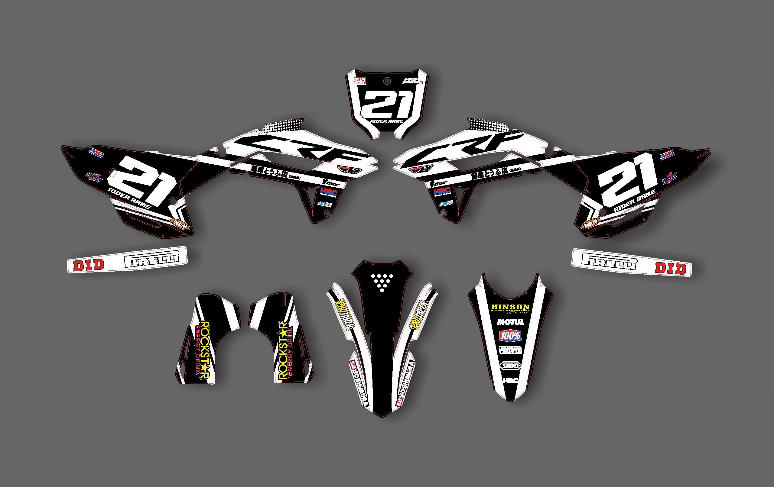 kit déco honda 250 crf (2022 2023) japon