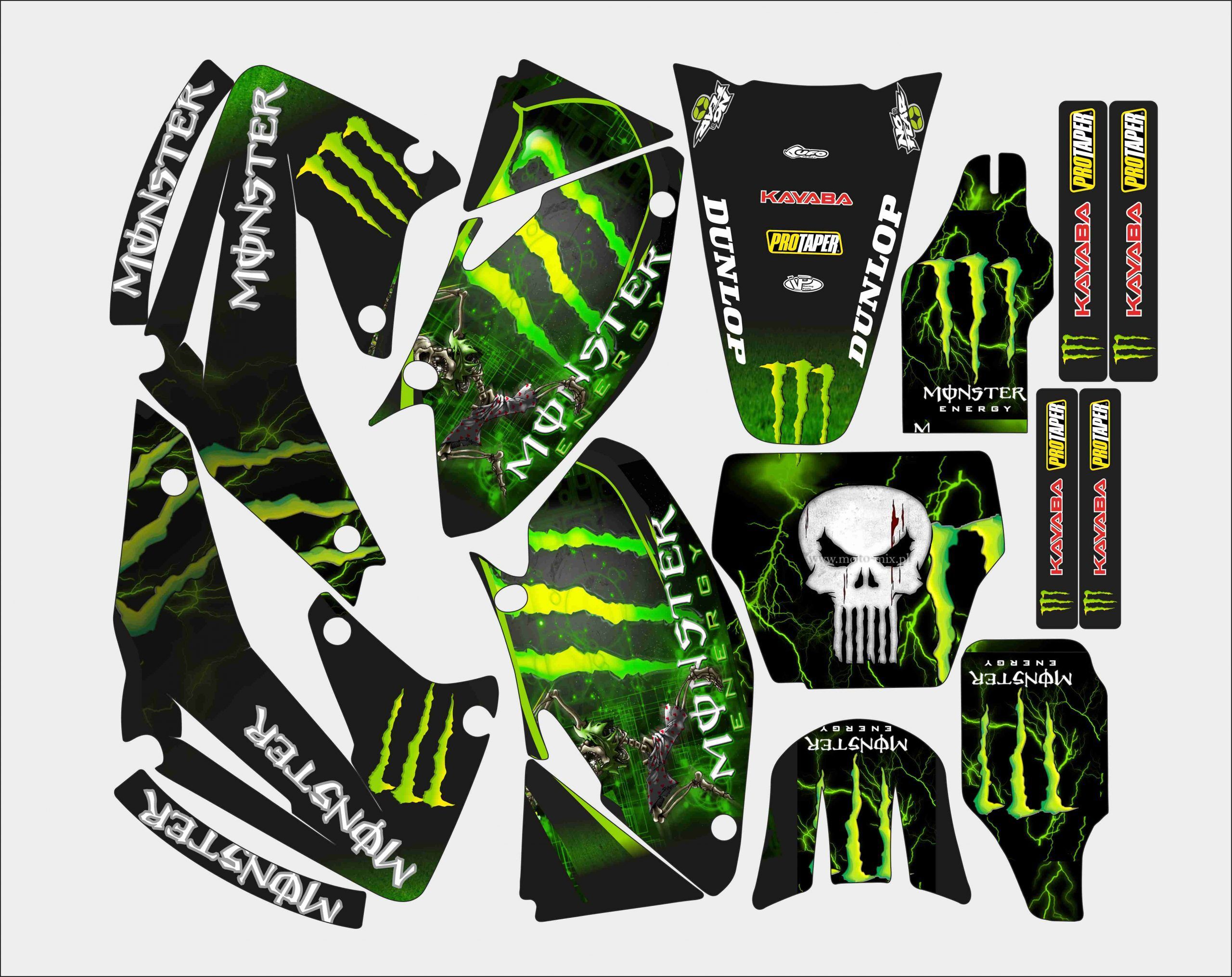 kit déco honda 450 crf (2002 2004) monster