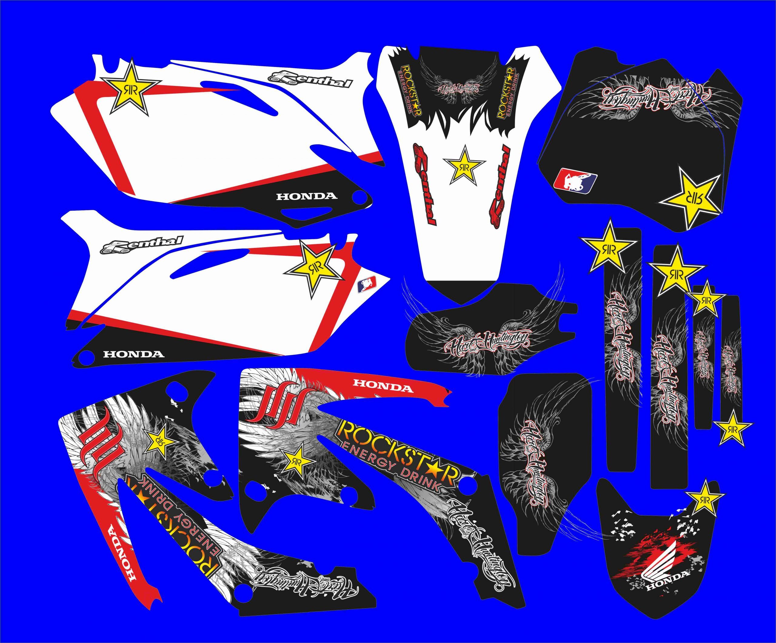 kit déco honda 450 crf (2009 2012) rockstar