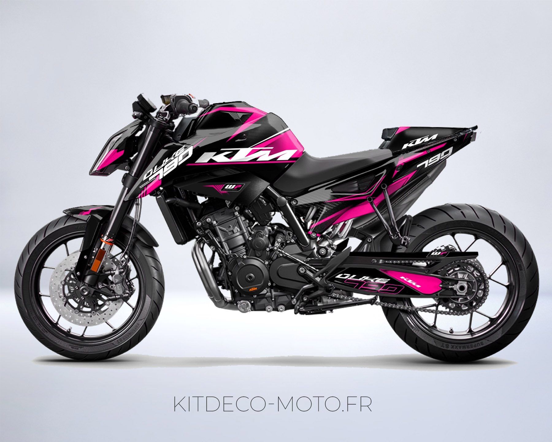 kit déco ktm 790 / 890 duke factory rose