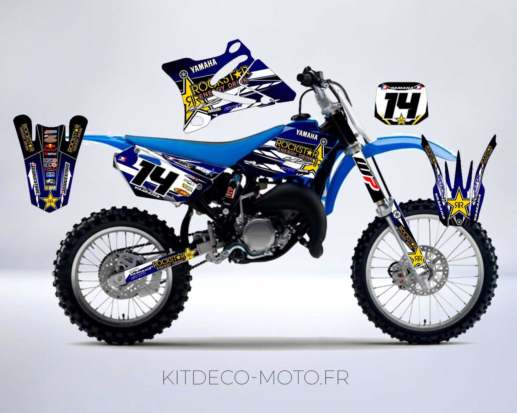 kit déco yamaha 85 yz rockstar