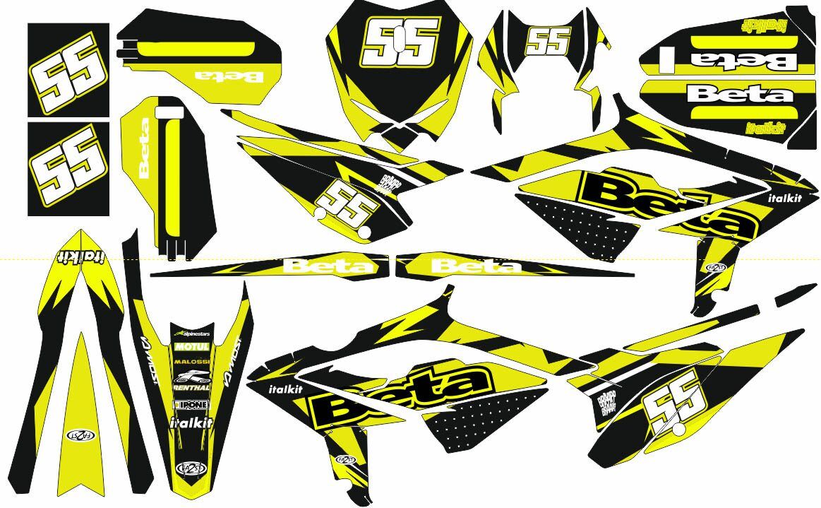 kit déco beta 50 (2021 2022) – craft jaune