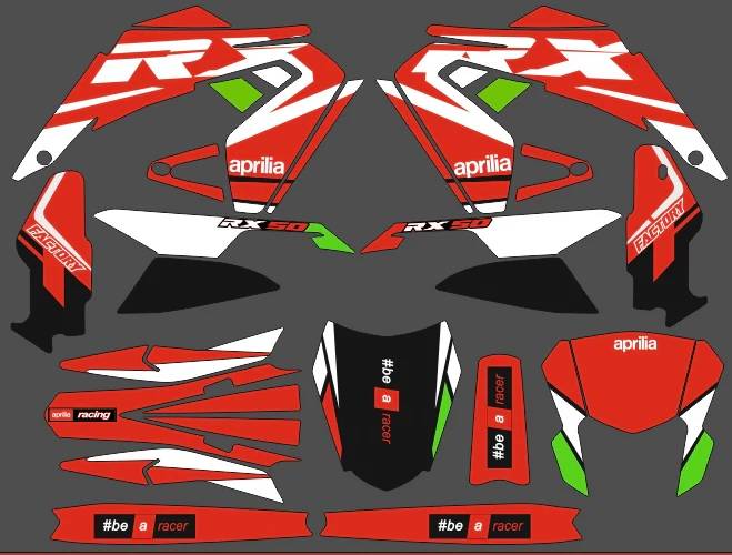 kit déco aprilia 50 rx / sx (2018 2022) origine