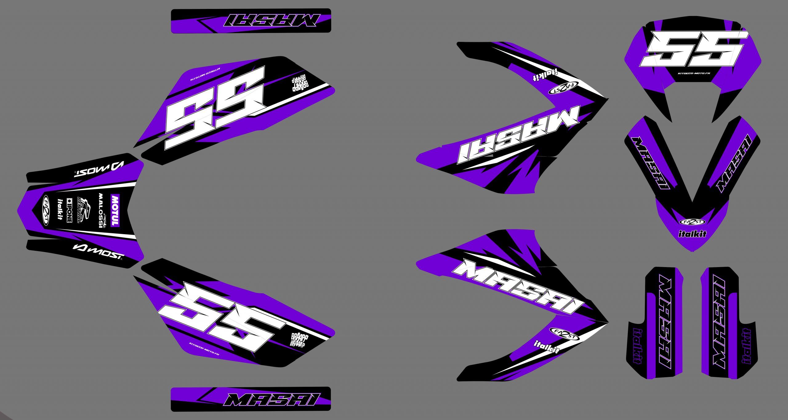 kit déco masai razer (2011 2023) craft violet