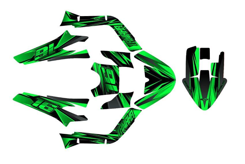 kit déco mbk booster (2004 2018) airon vert