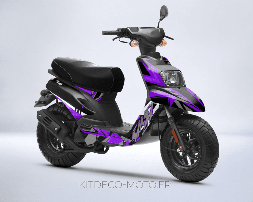 kit déco mbk booster (2004 2018) carem violet