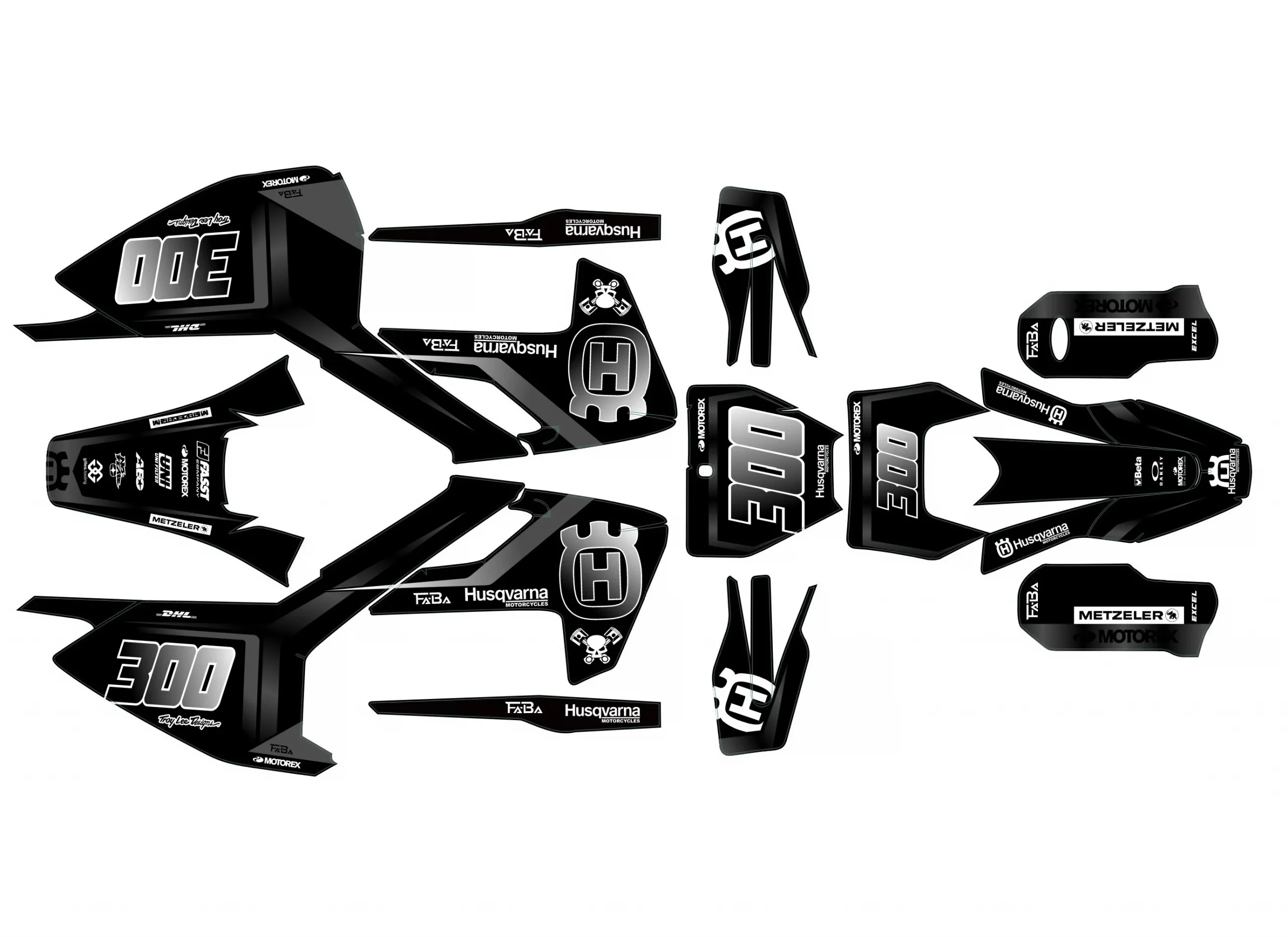 kit déco husqvarna tc / fc / fs (2016 2018) race
