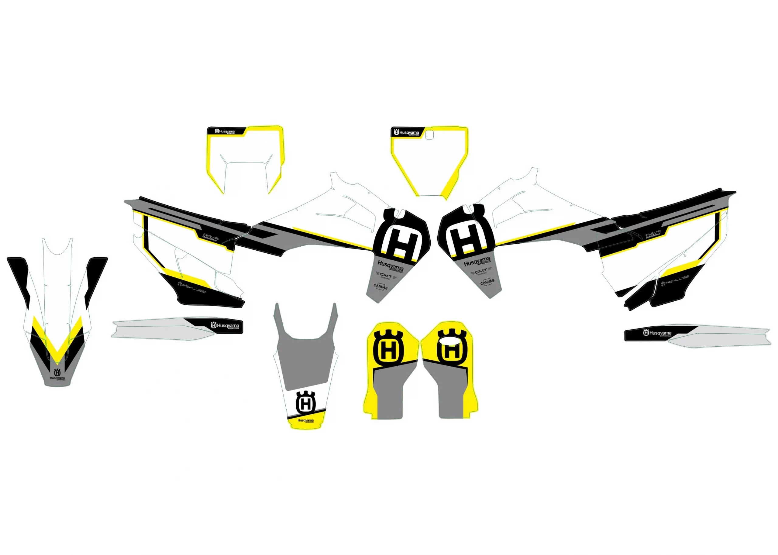 kit déco husqvarna tc / fc / fs (2019 2022) origine #2