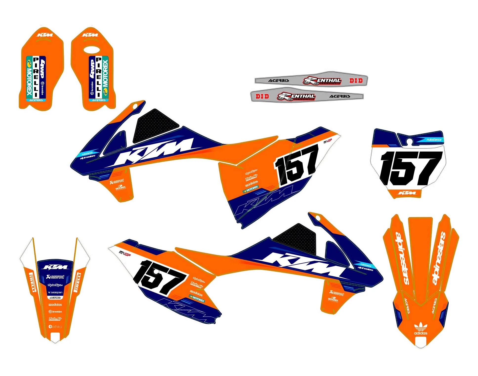 kit déco ktm 85 sx (2018 2024) origine