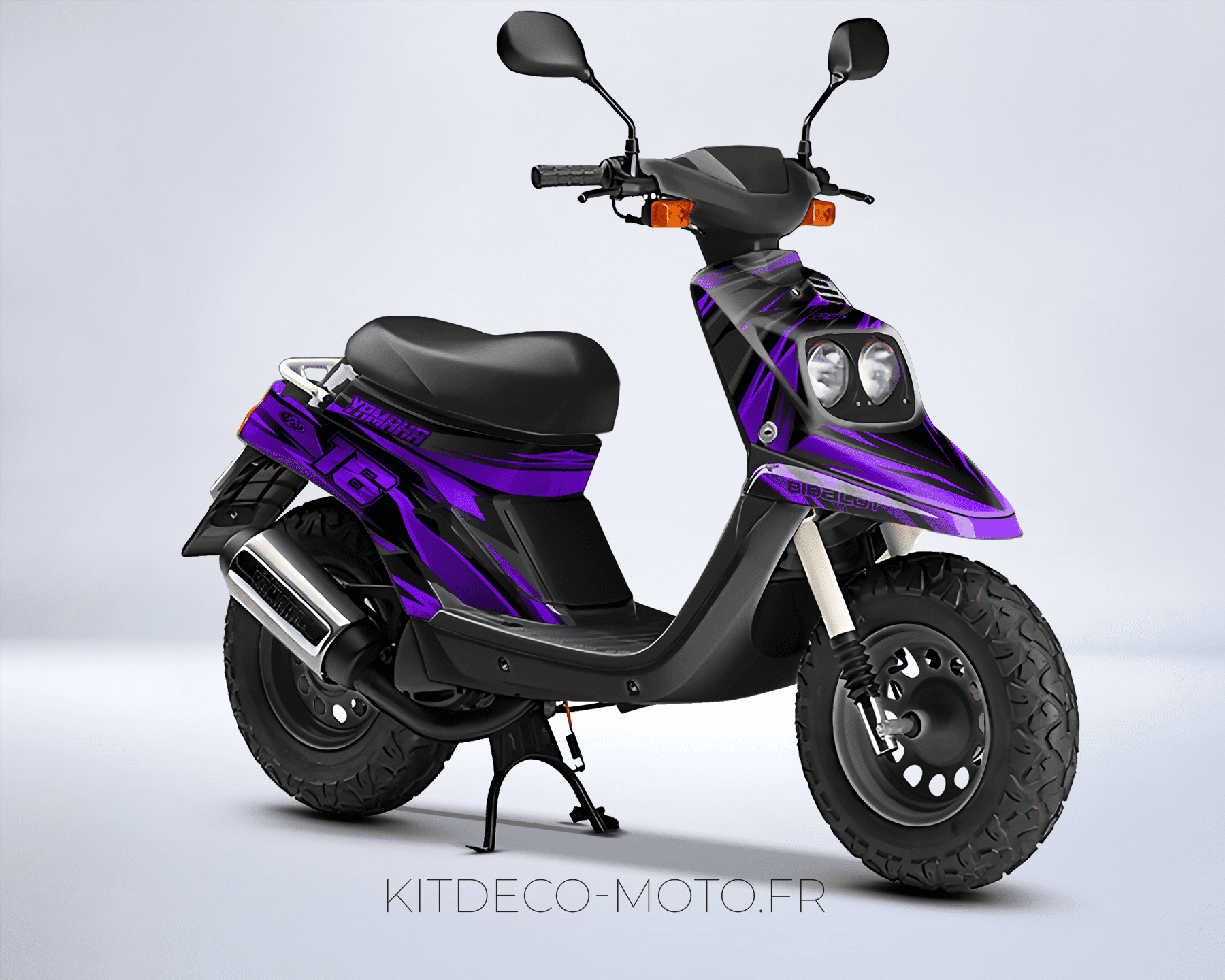 kit déco mbk booster (1990 2003) airon violet