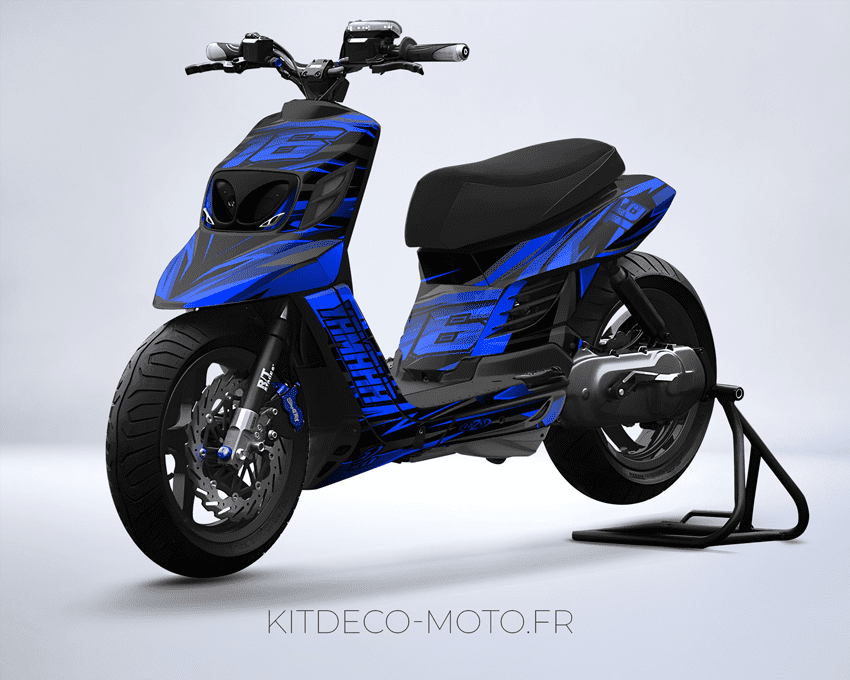 kit déco mbk booster bcd airon bleu