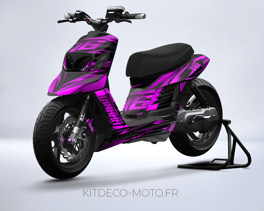 kit déco mbk booster bcd airon rose