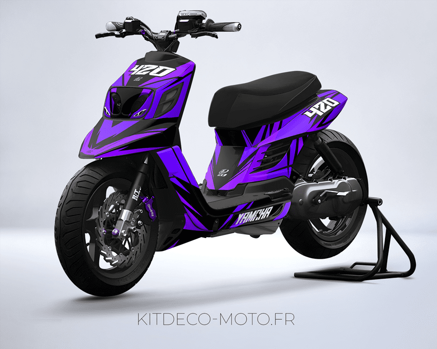 kit déco mbk booster bcd craft violet
