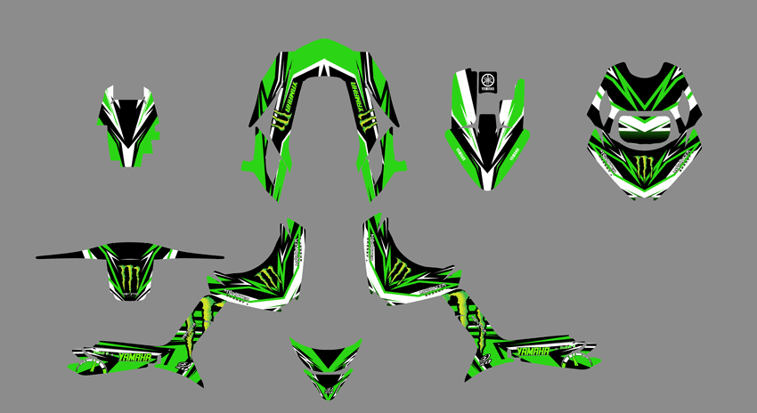 kit déco mbk booster bcd monster