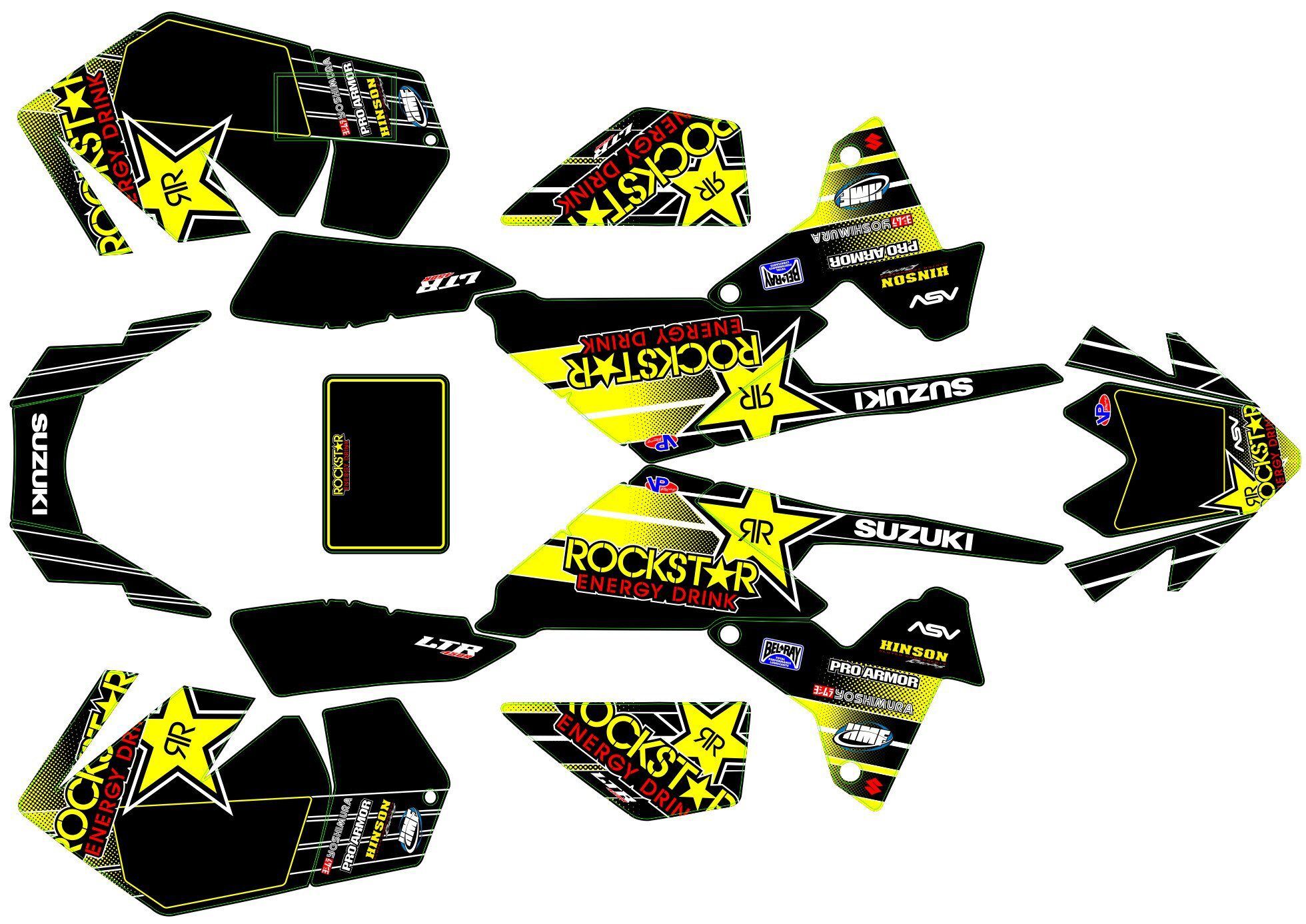 kit déco suzuki ltr 450 rockstar