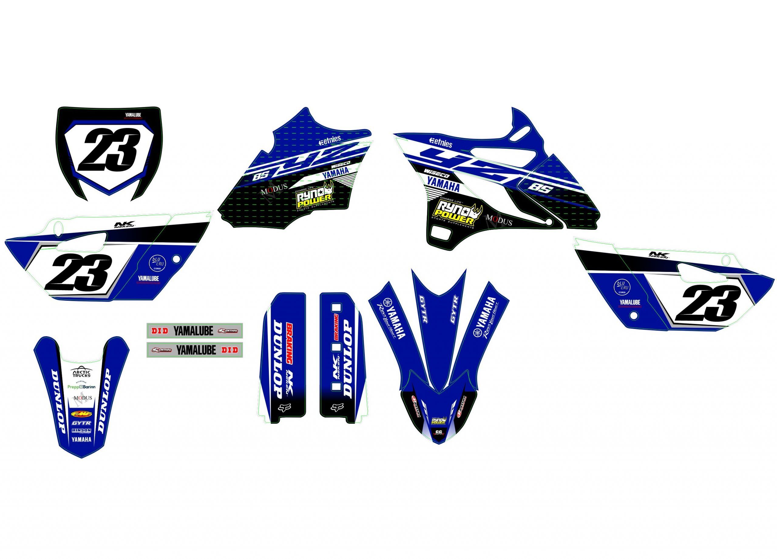 kit déco yamaha 85 yz origine #2