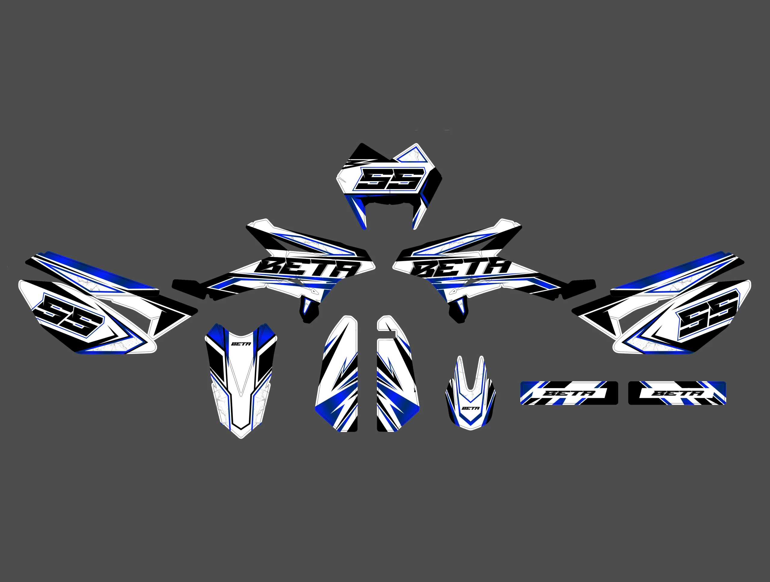 kit déco beta 50 – airon bleu – 2011 2020