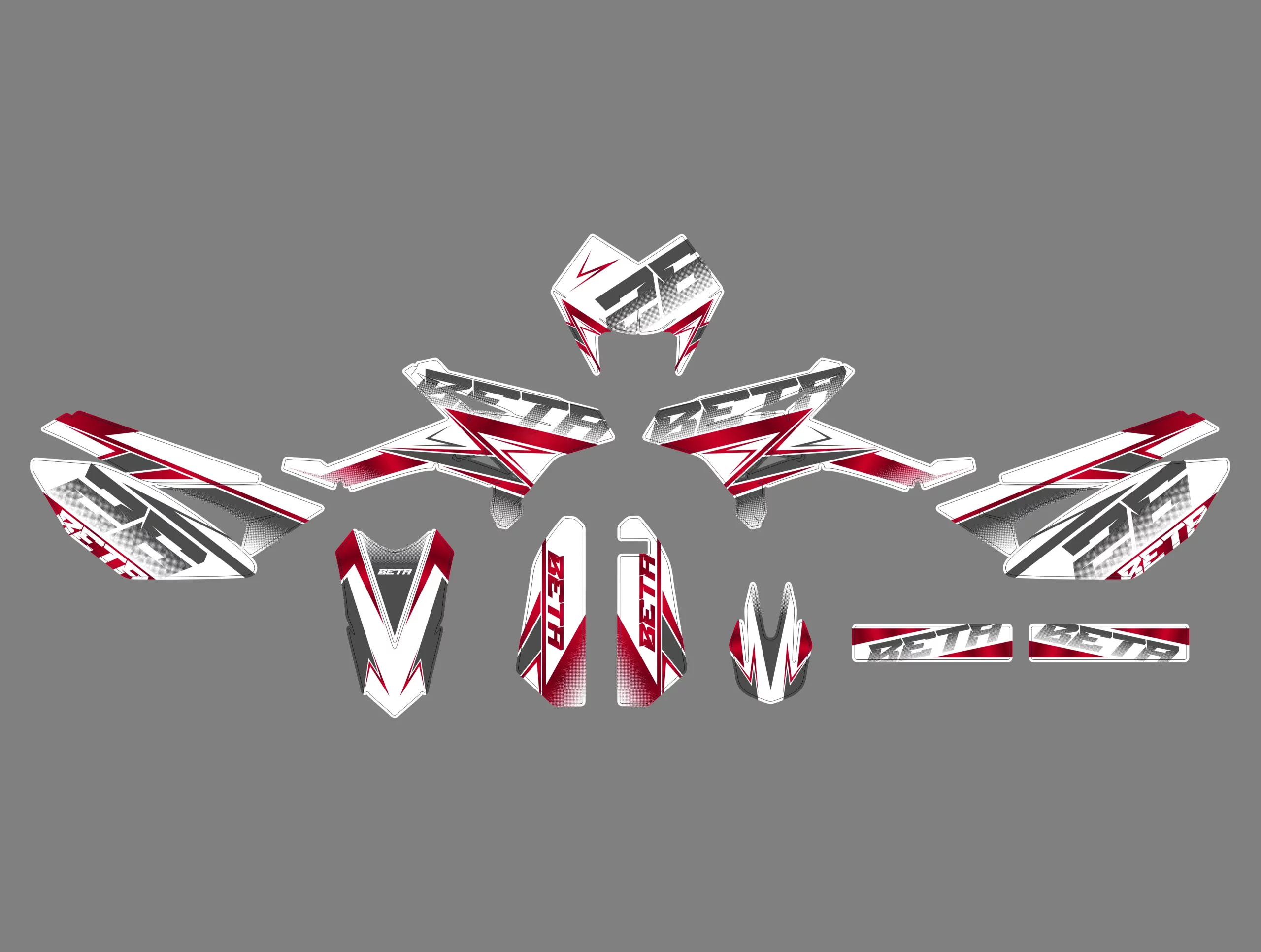 kit déco beta 50 – fondu rouge – 2011 2020