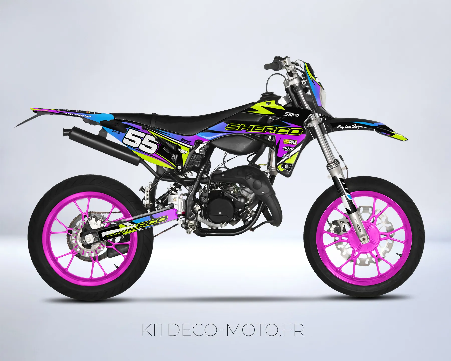 kit déco sherco 50 sm – flashy