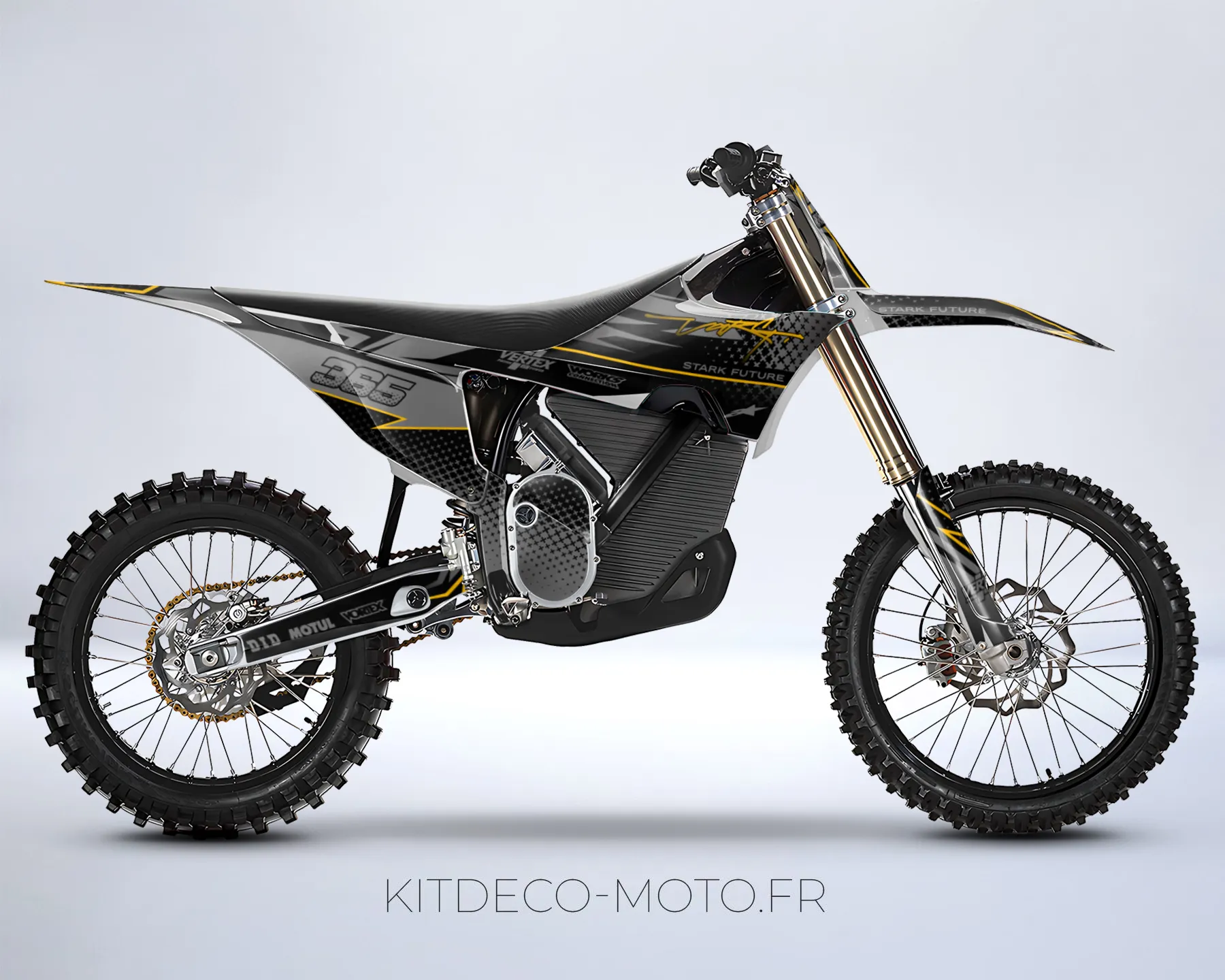 kit déco stark varg future line gris / gold