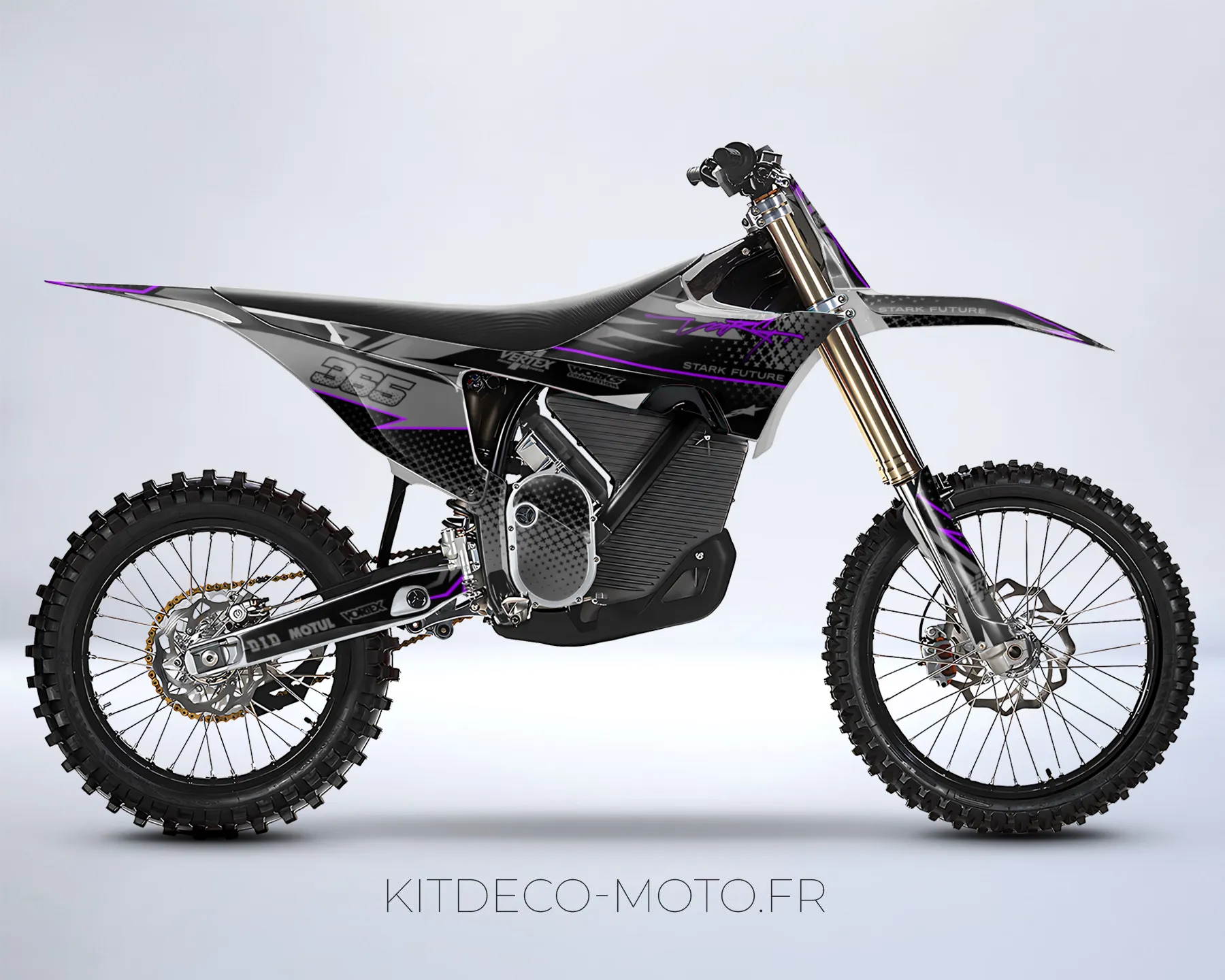 kit déco stark varg future line gris / violet