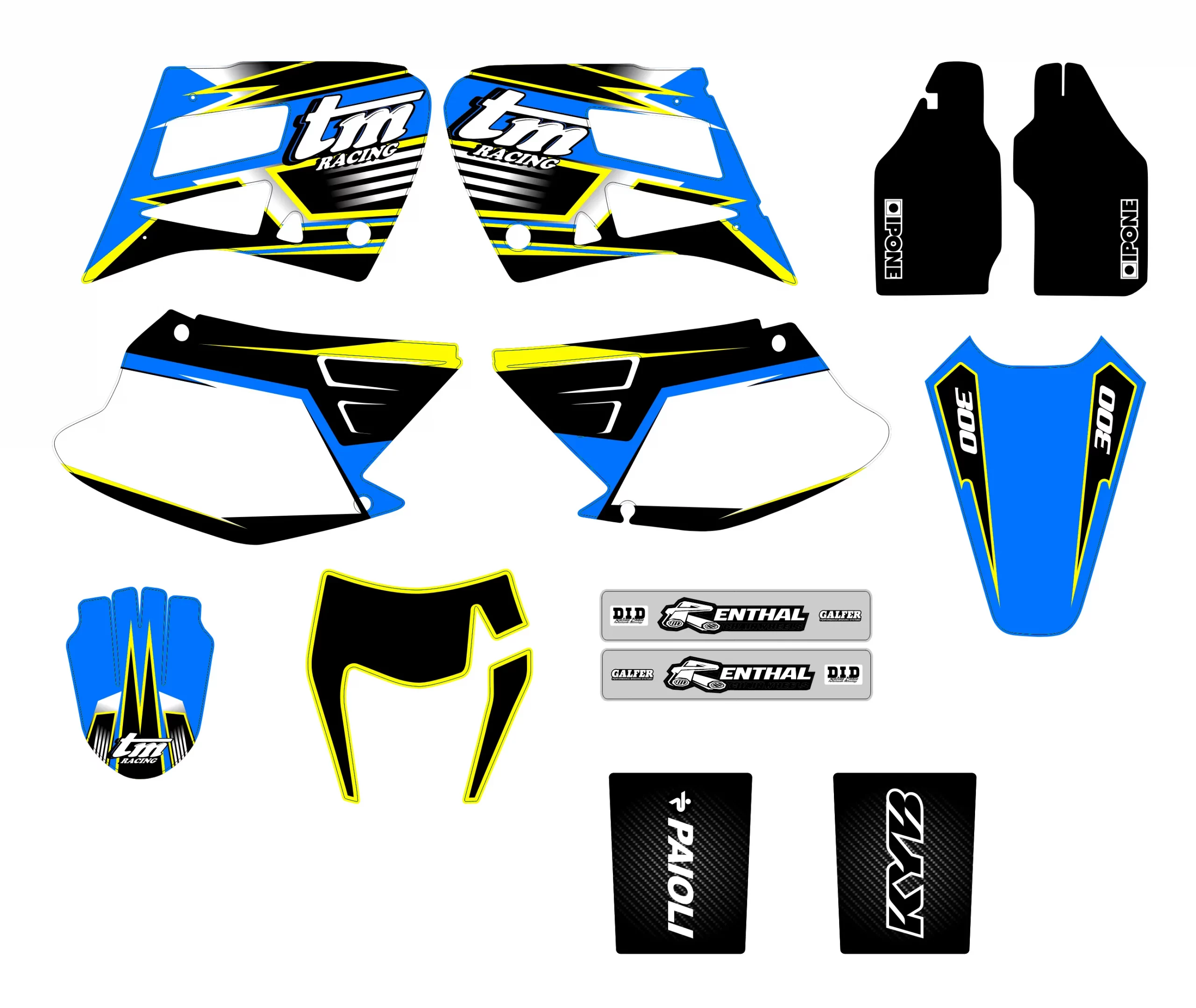 kit déco tm racing (2000 2003) origine #2