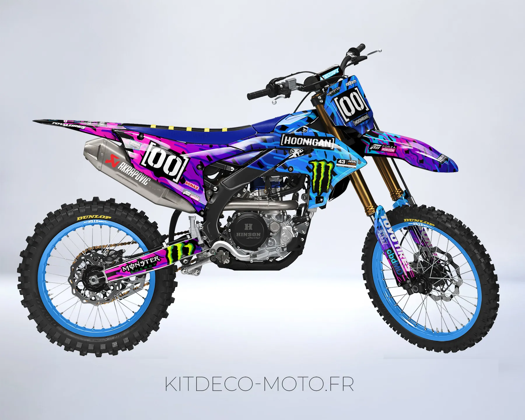 kit déco yamaha 450 yzf (2023 2024) neon
