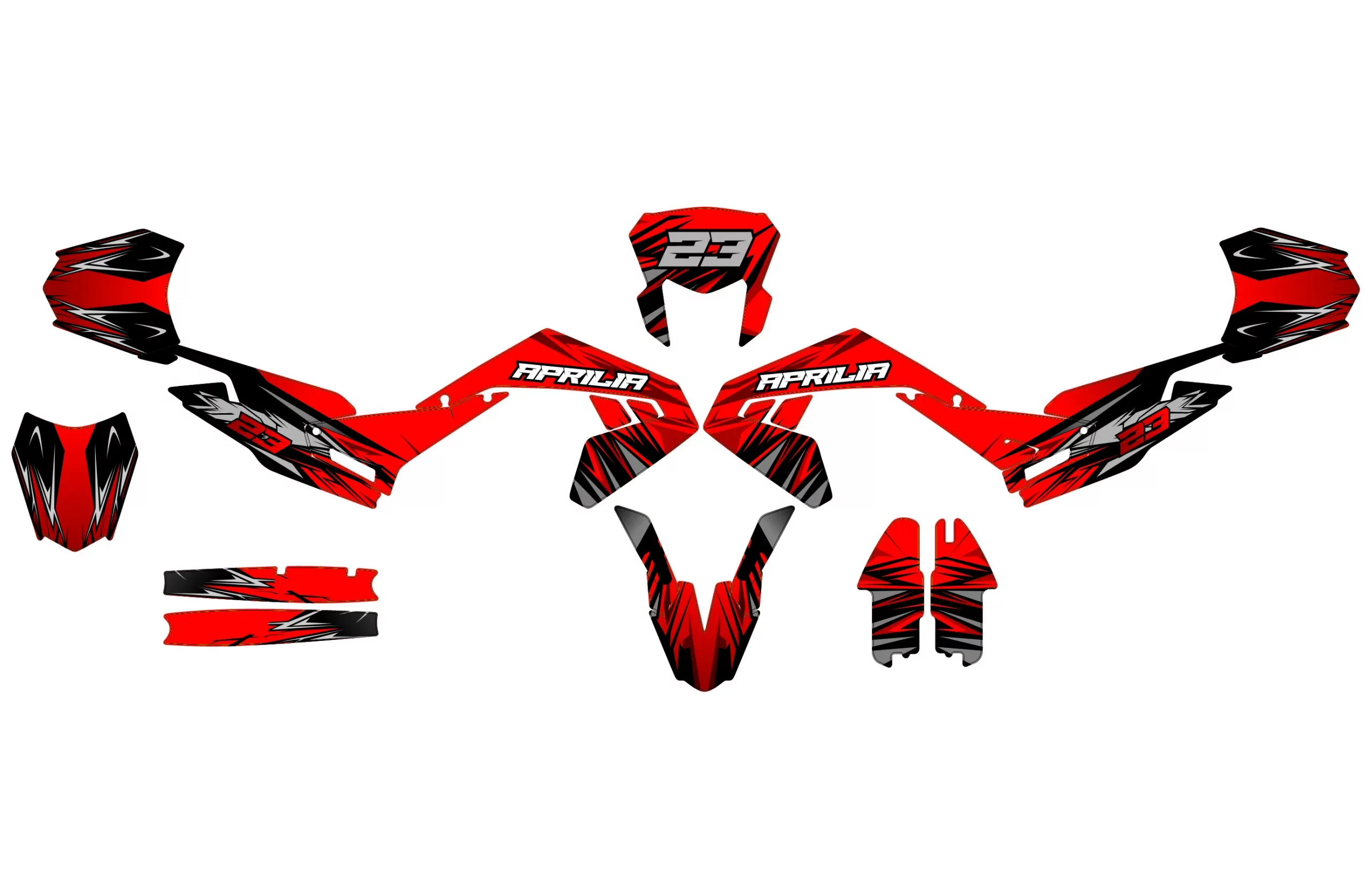 kit déco aprilia 50 rx / sx (2018 2022) griffe