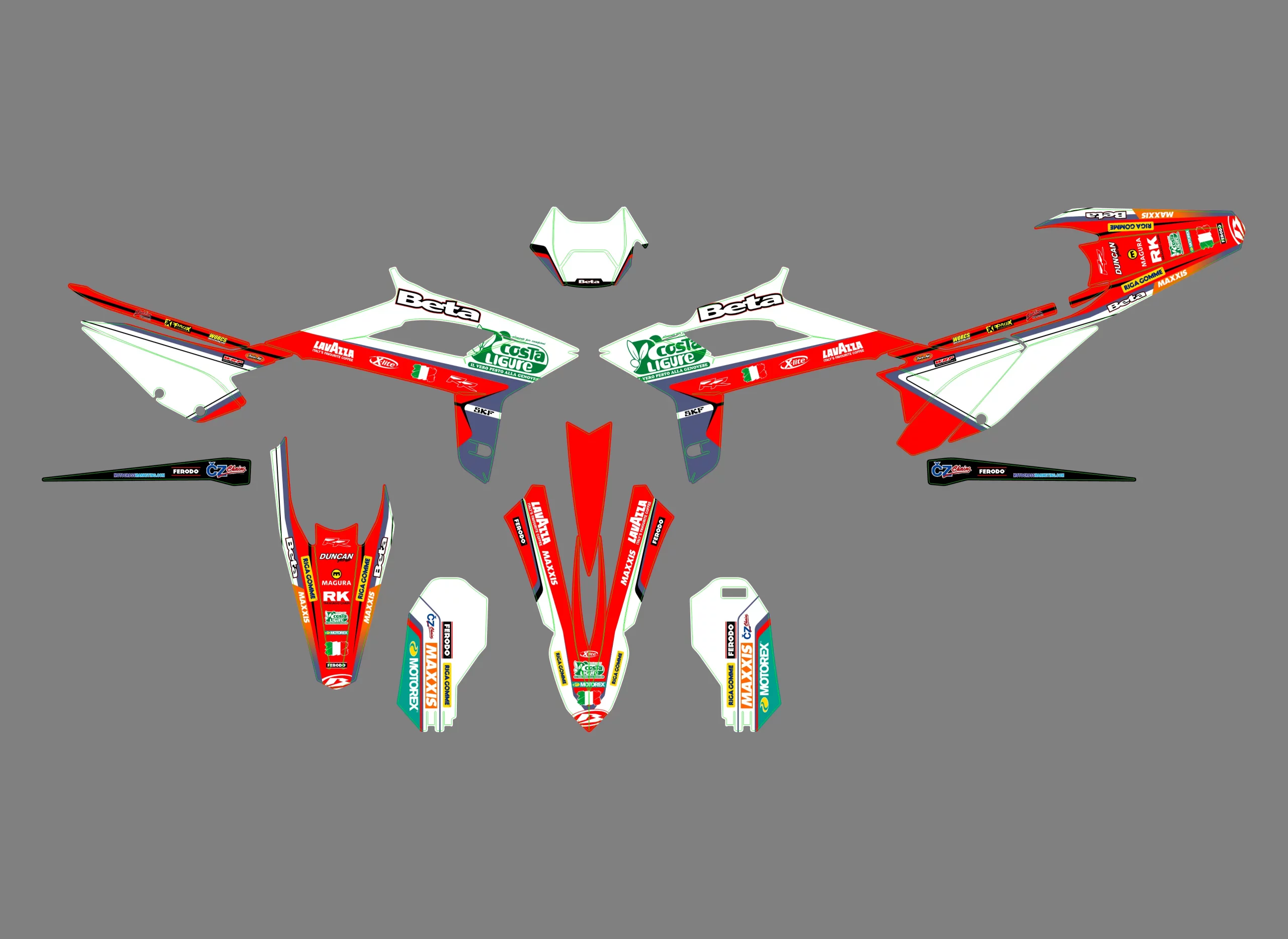 kit déco beta (2020 2022) costa