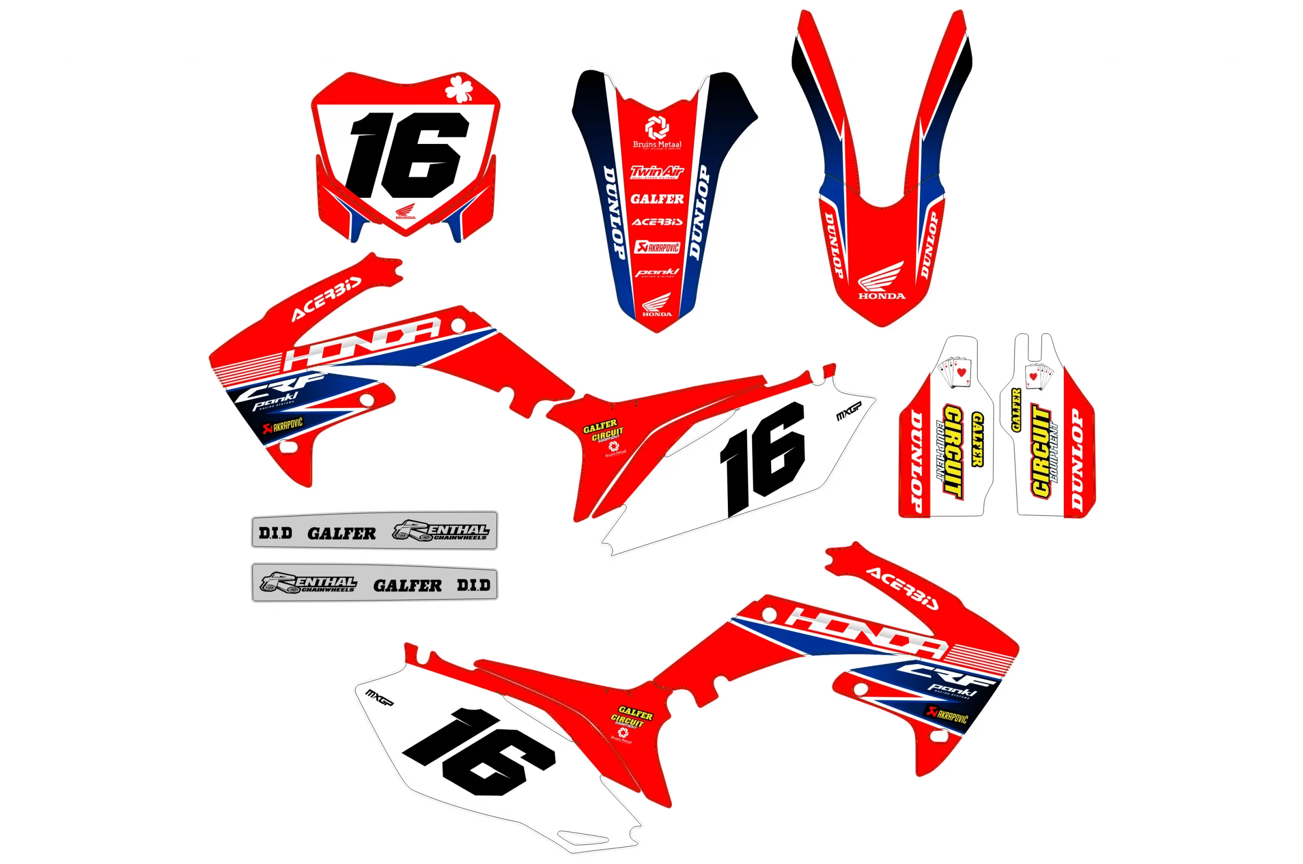kit déco honda 450 crf (2009 2012) race