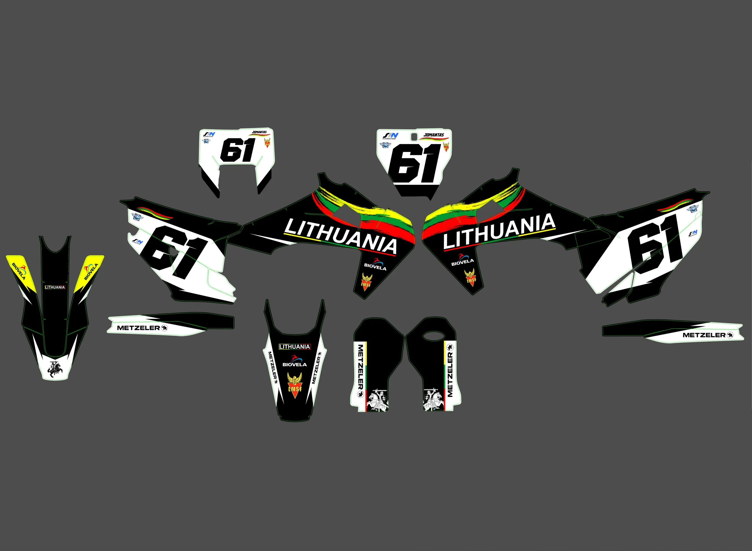 kit déco husqvarna te / fe (2020 2023) lithuania