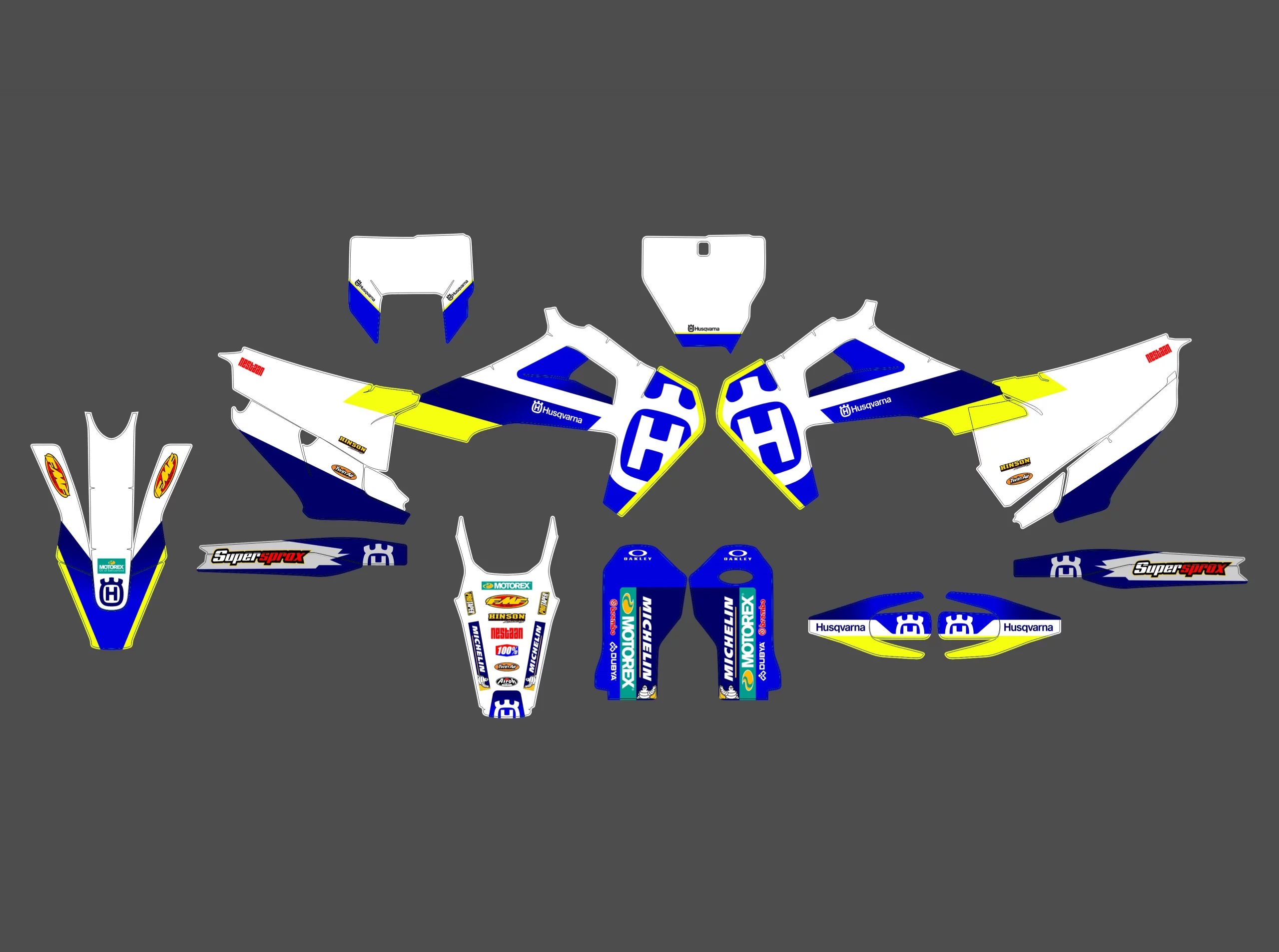 kit déco husqvarna te / fe (2020 2023) loop