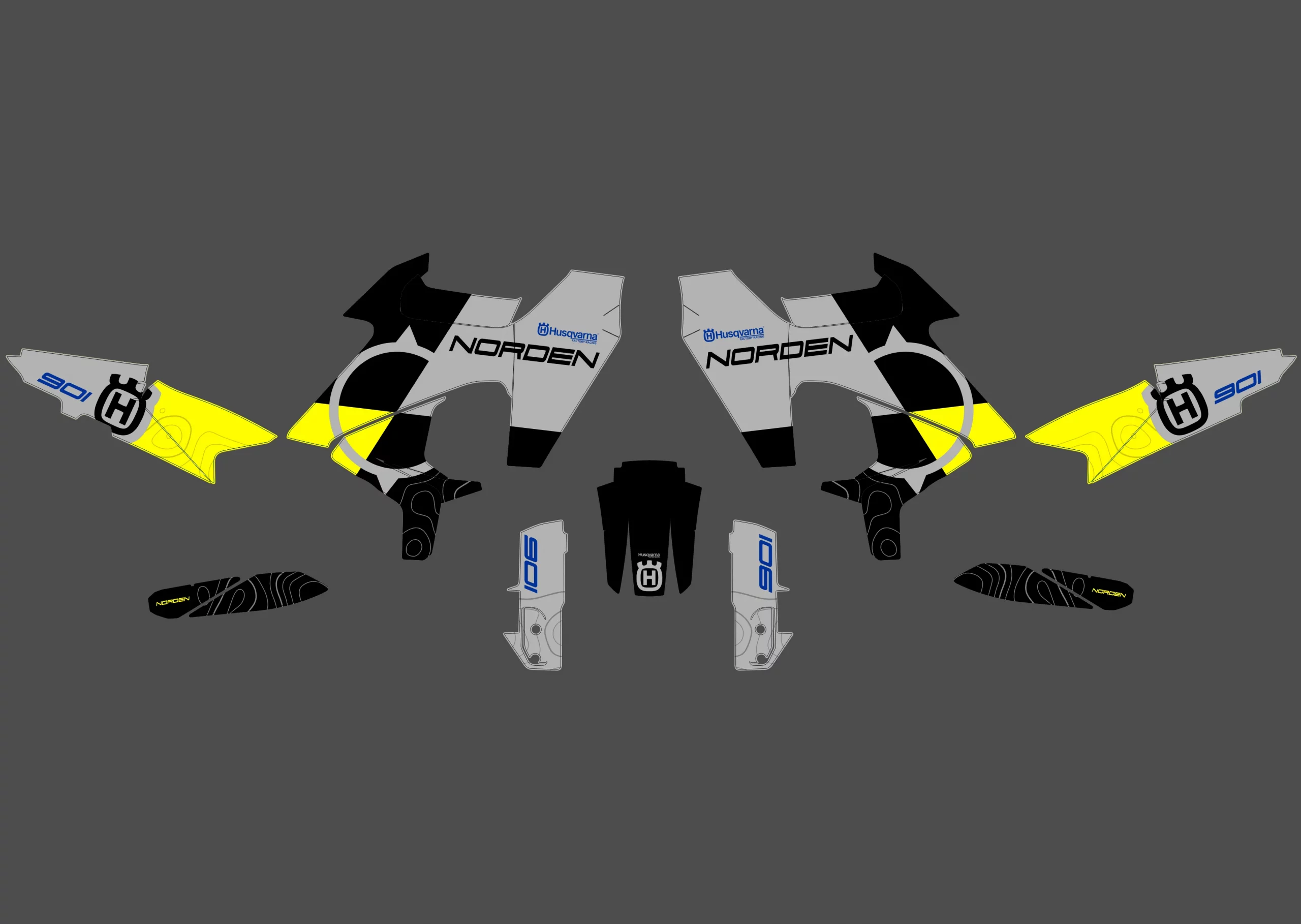 kit déco husqvarna 901 norden factory