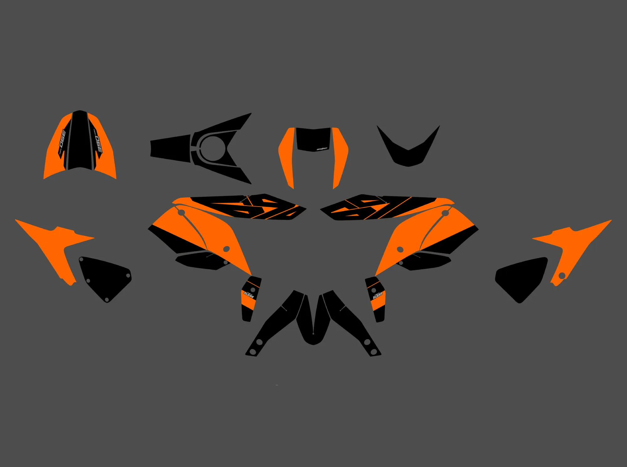 kit déco ktm 690 duke origine