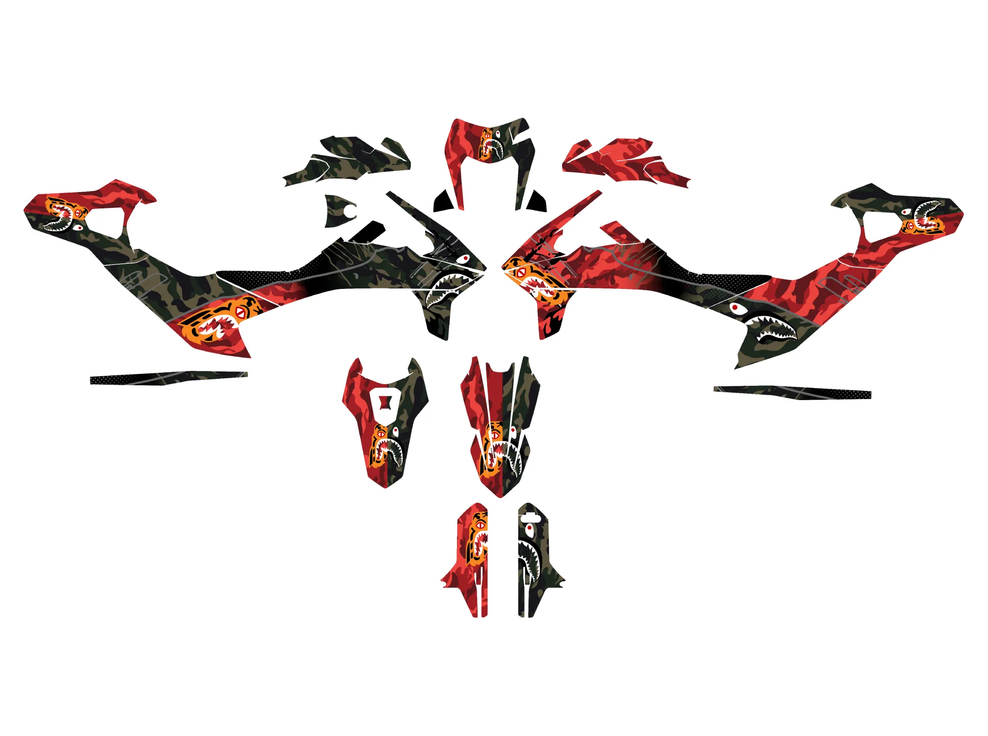 kit déco ktm 690 smcr (2019 2024) faces